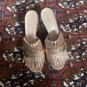 Gucci Marmont heeled sandals